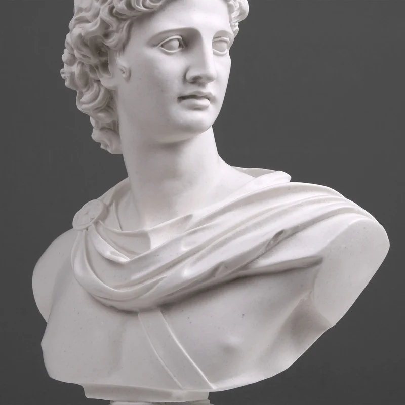 Bustes d’Apollon et Diane en Paire (Statues de Dieux Grecs)