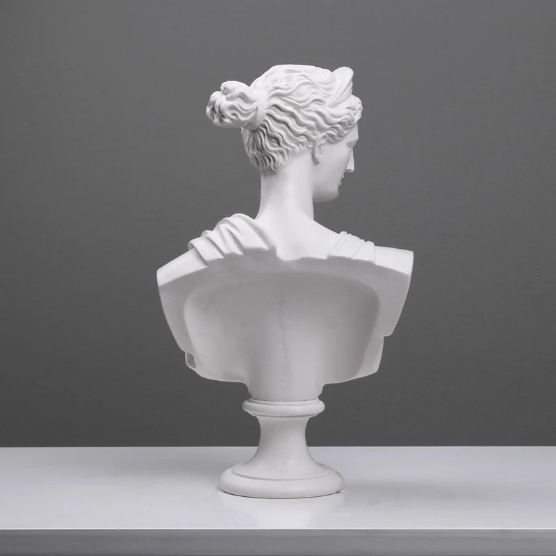 Bustes d’Apollon et Diane en Paire (Statues de Dieux Grecs)