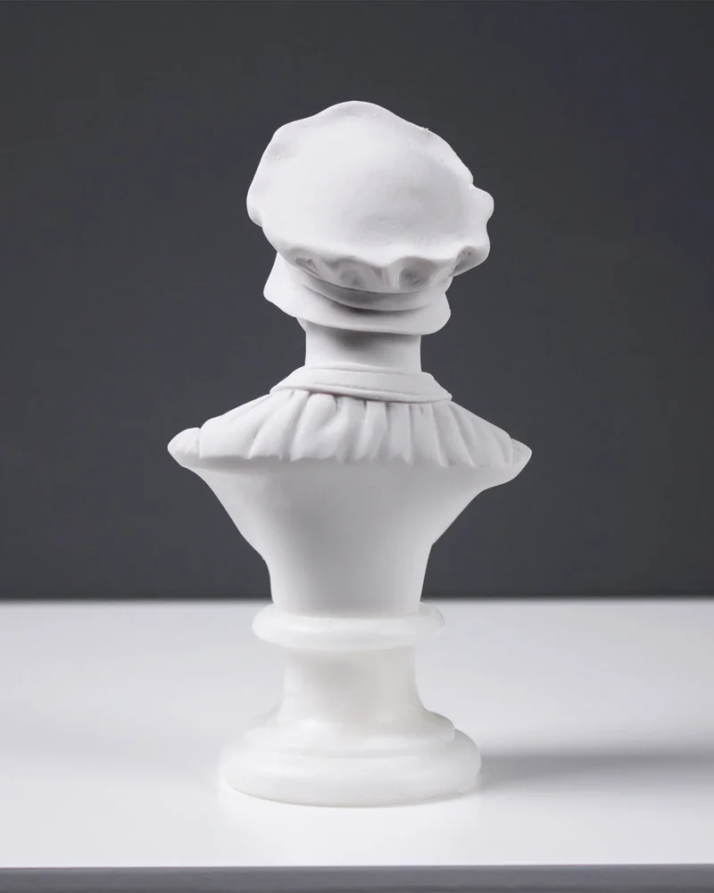 Buste de Machiavel - sculpture en marbre