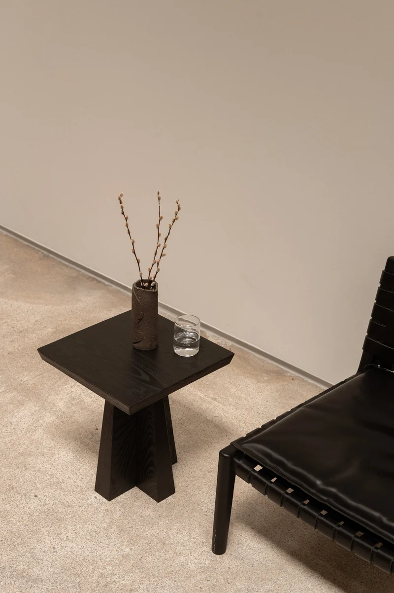 Side Table in Oak and Stained Ash - Collection