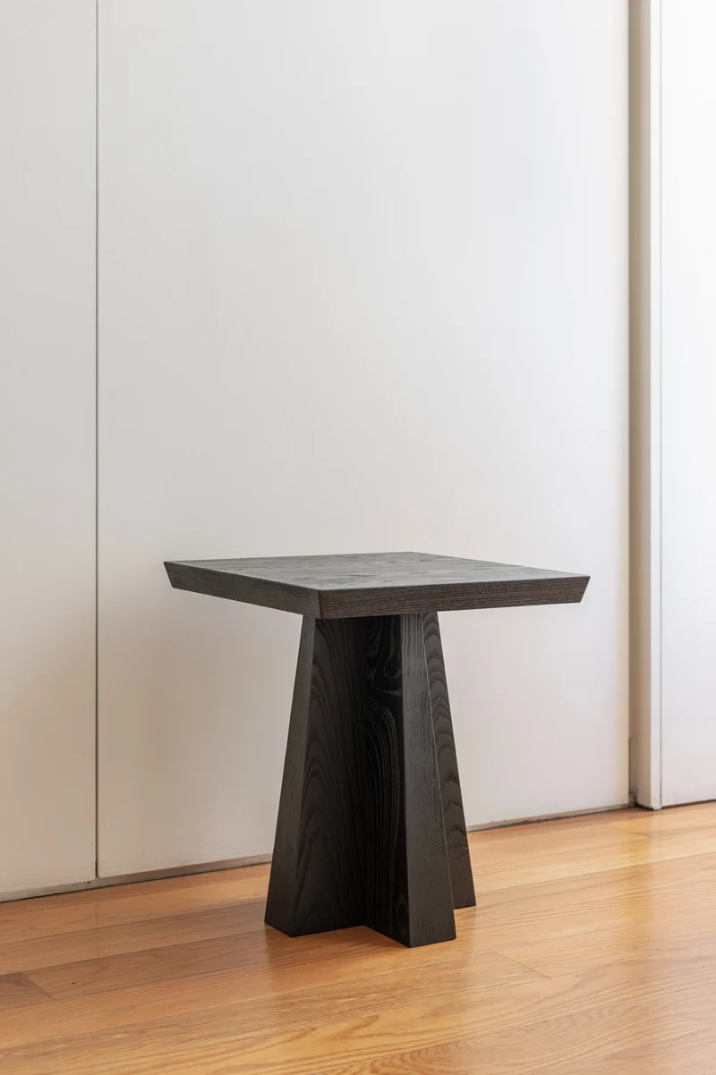 Side Table in Oak and Stained Ash - Collection
