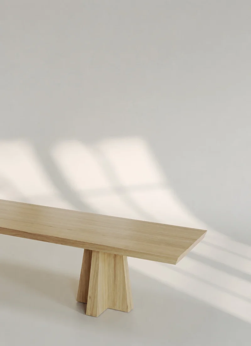 Bench - in Oak and Stained Ash - Collection