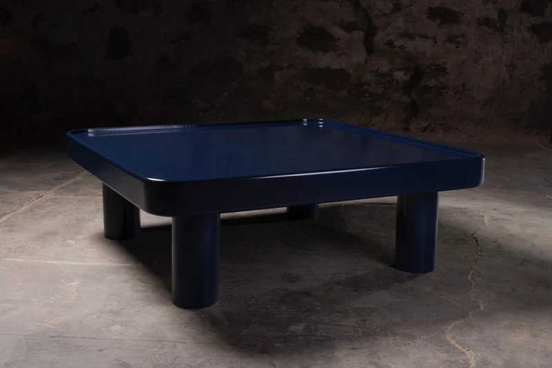 017 Deep Navy Lacquer Coffee Table