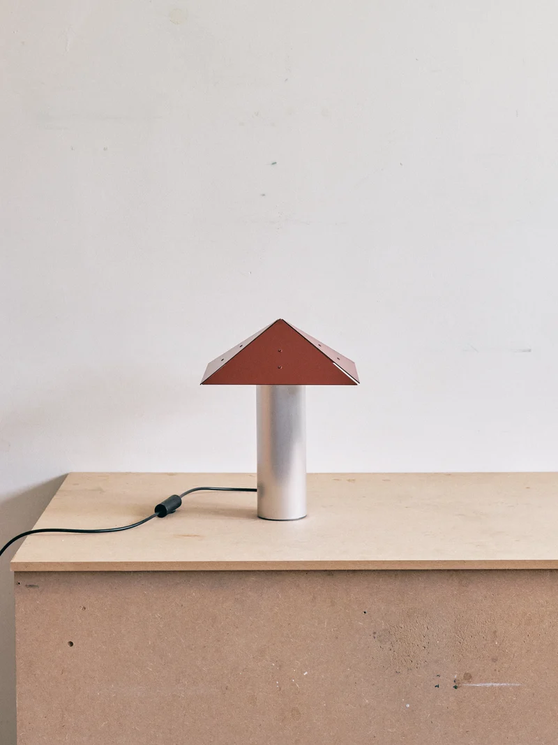 Chimney Steel Table Lamp - Art Deco Style
