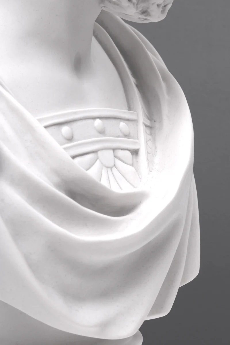 Buste d'Ajax (grande taille) - sculpture en marbre