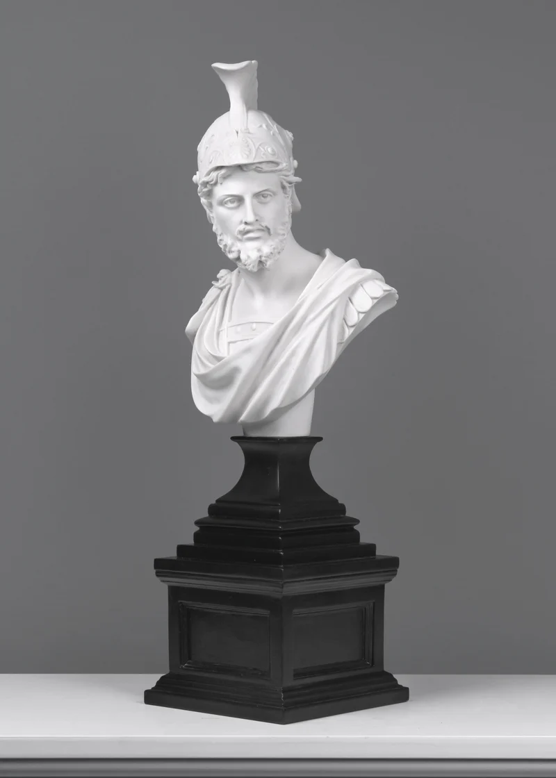 Buste d'Ajax (grande taille) - sculpture en marbre