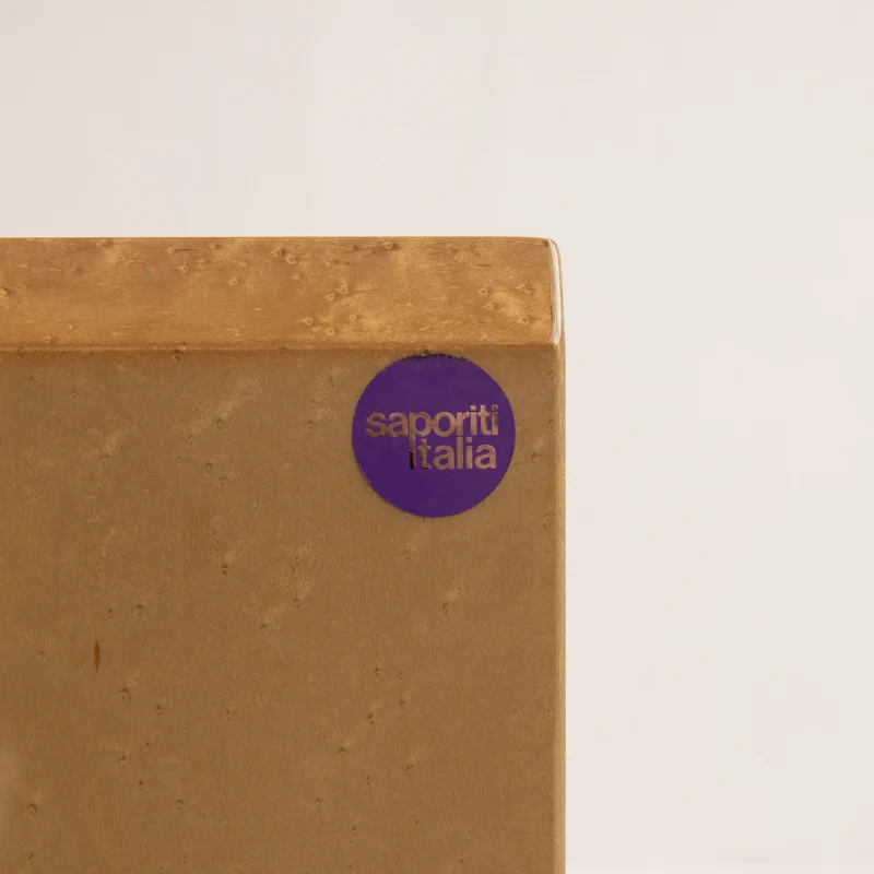 Burl Wood Sideboard by Giovanni Offredi for Saporiti