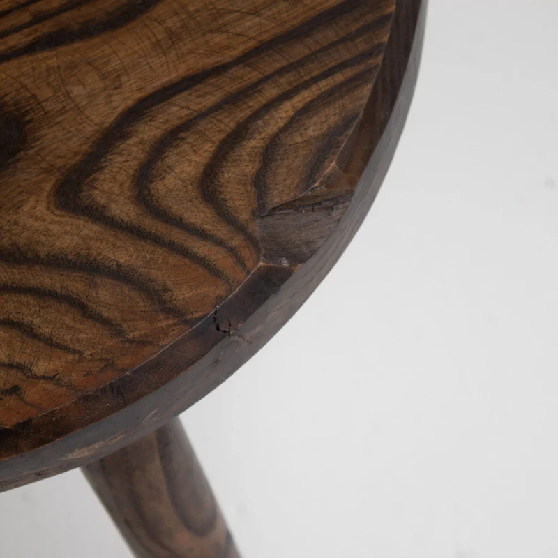 Mid Century Bench and Stools in Wood