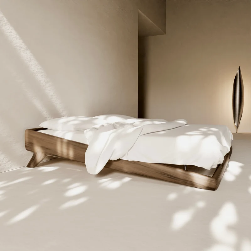 "Tusa" bed | walnut wood