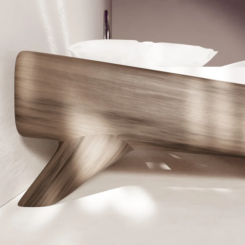 "Tusa" bed | walnut wood