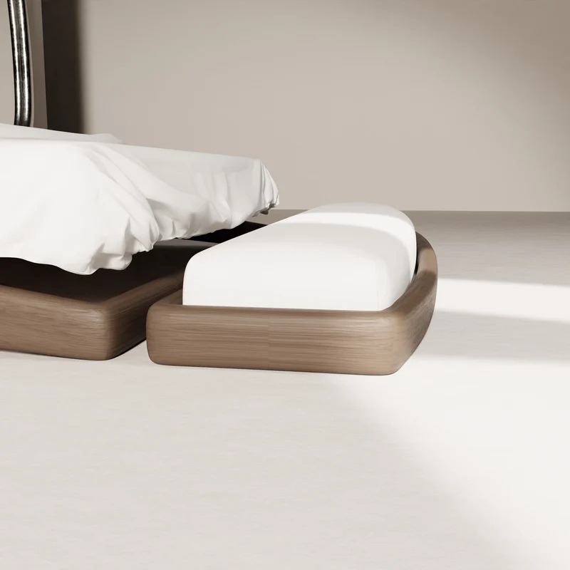 "Tusa" bed | walnut wood