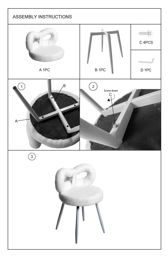 Mini-fauteuil rembourré rose avec pieds en métal – Fauteuil d'appoint Ilary