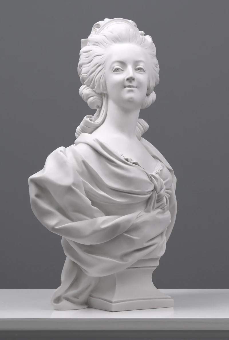 Buste de Marie-Antoinette - sculpture en marbre