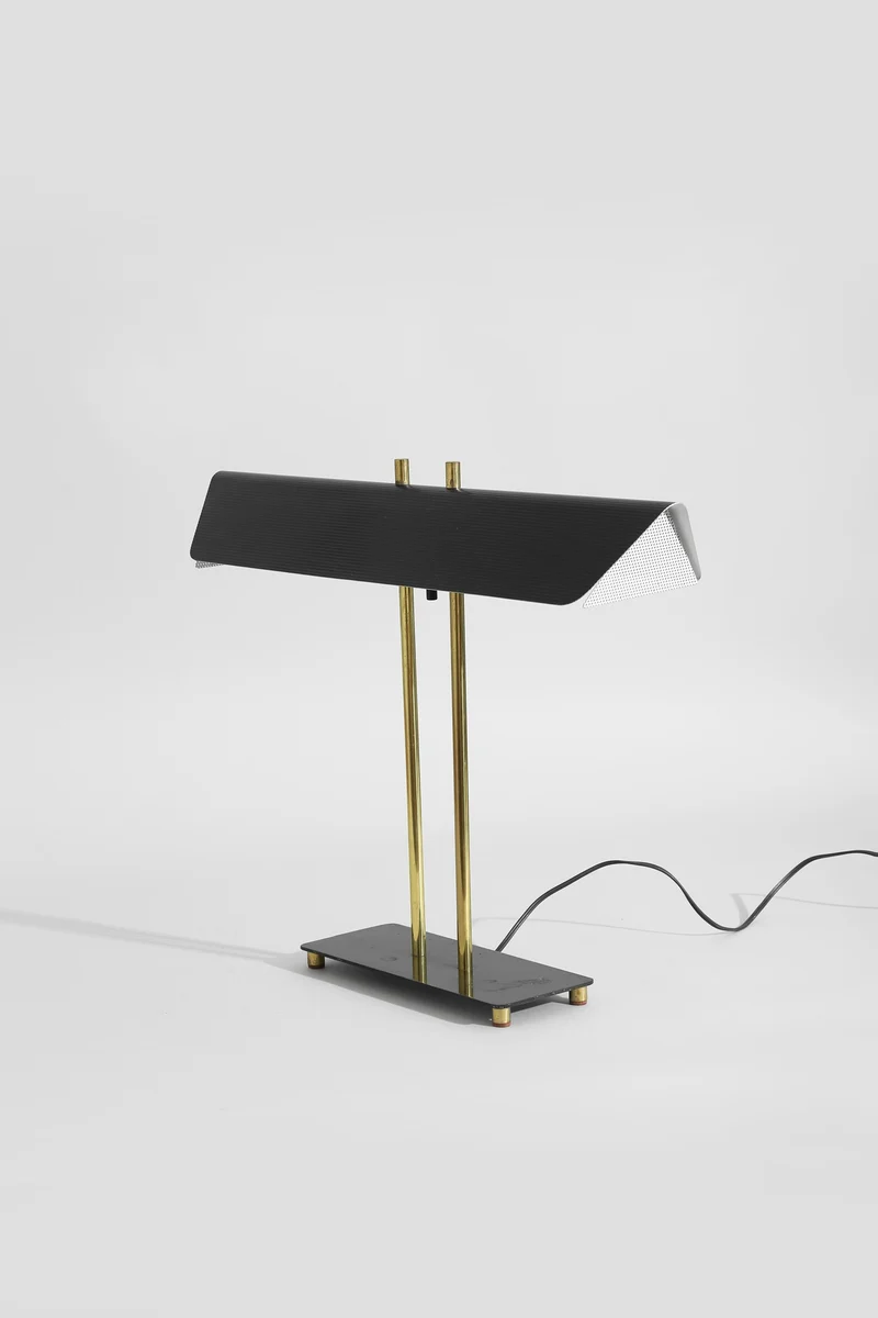 Vintage Mid-Century Brass Desk Lamp