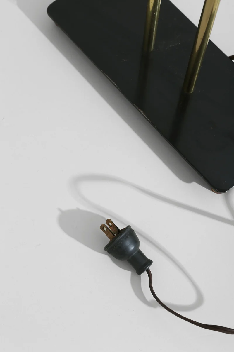 Vintage Mid-Century Brass Desk Lamp