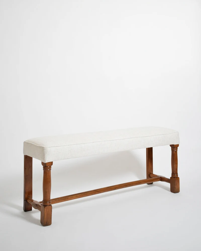 Beechwood piano stool, 1910s