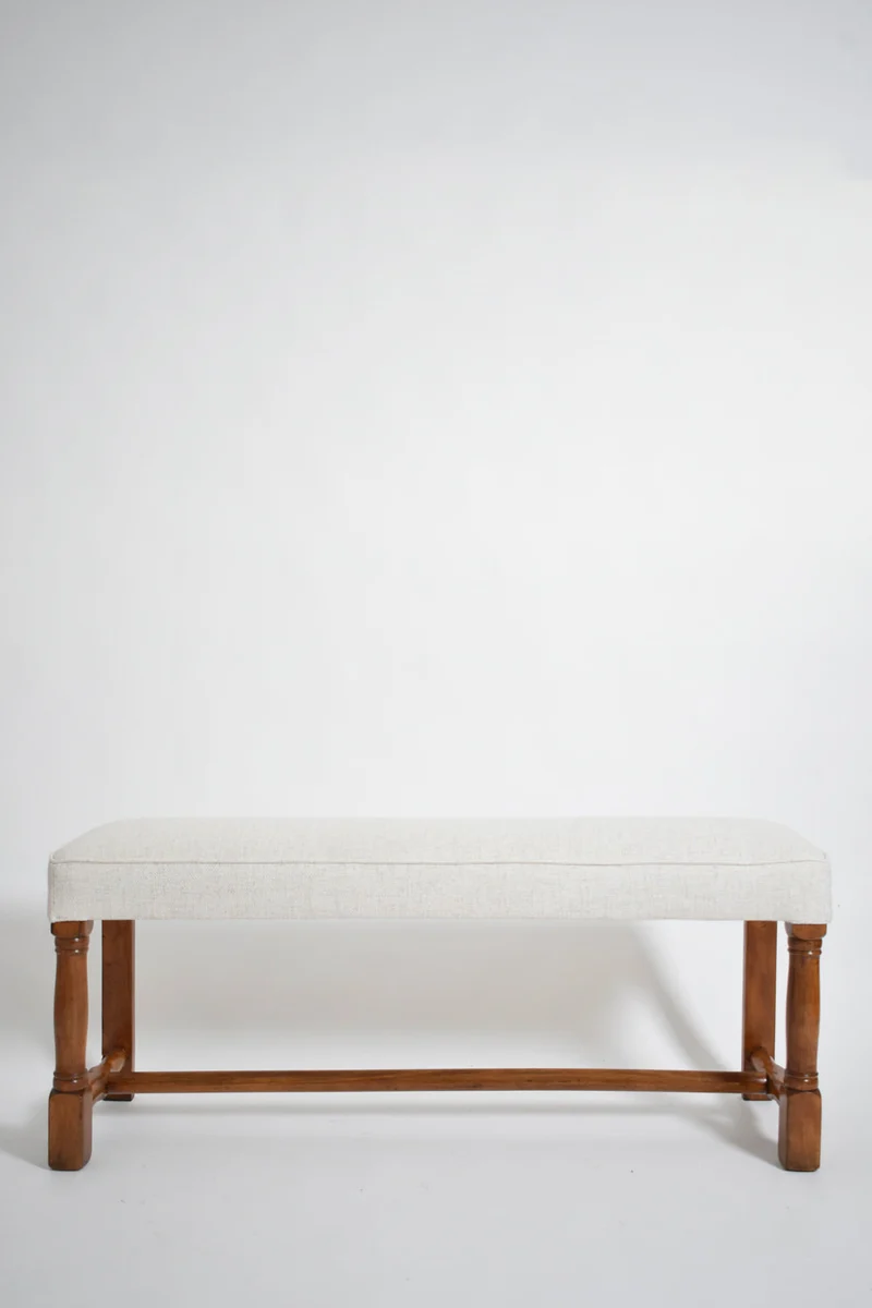 Beechwood piano stool, 1910s