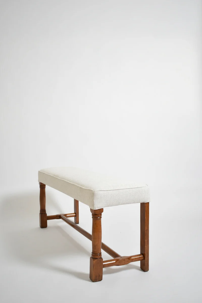 Beechwood piano stool, 1910s