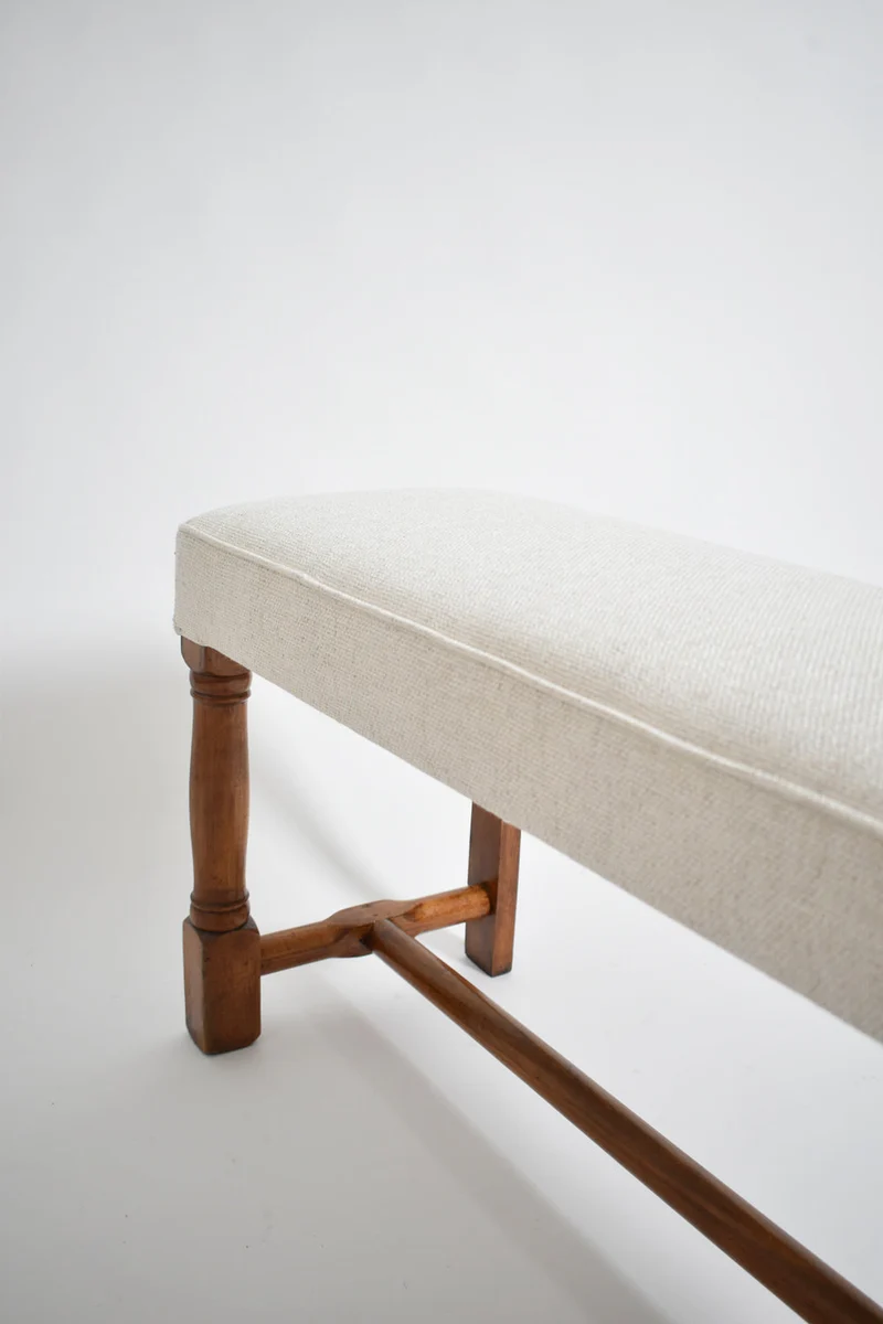 Beechwood piano stool, 1910s