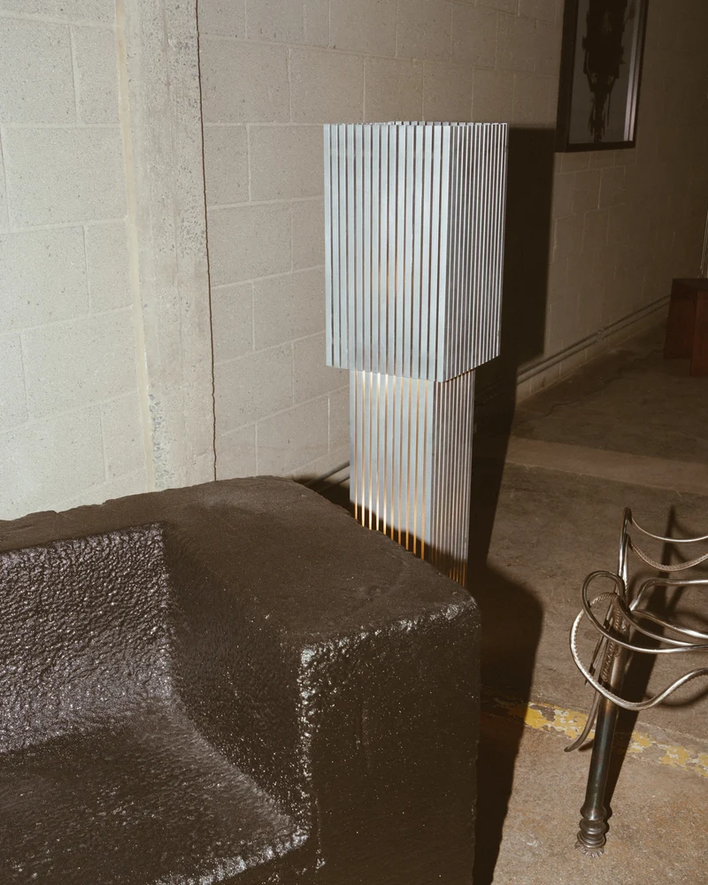 Metal Parallilo Aluminium Floor Lamp