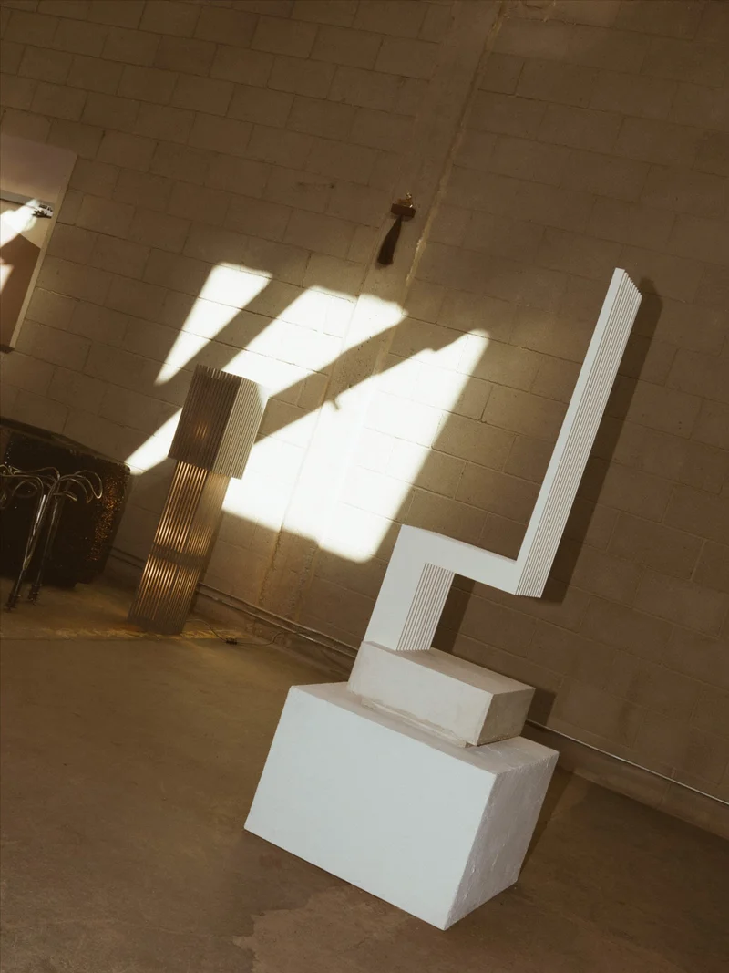 Metal Parallilo Aluminium Floor Lamp