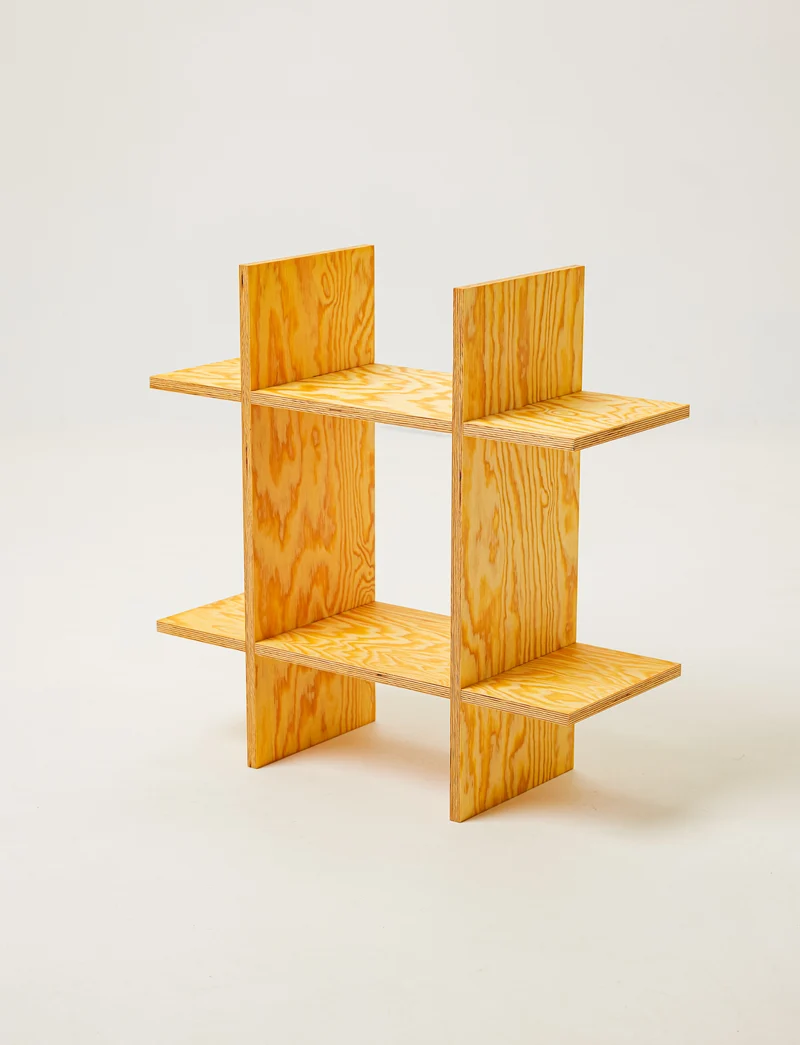 Mini Pine Grid Shelf