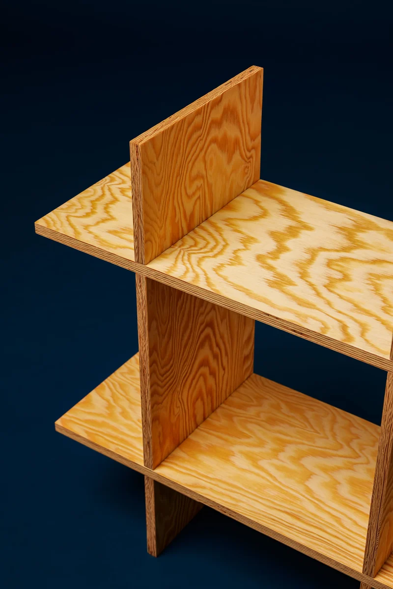 Mini Pine Grid Shelf