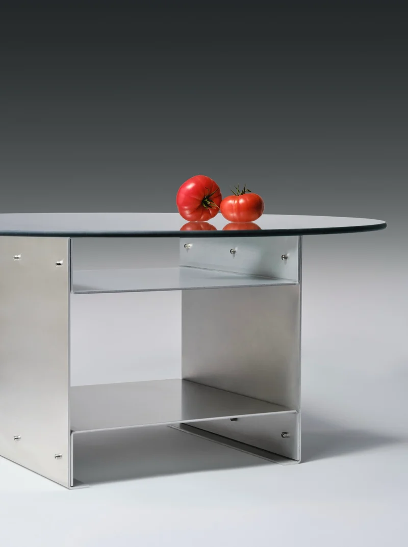 Glass Wing Table