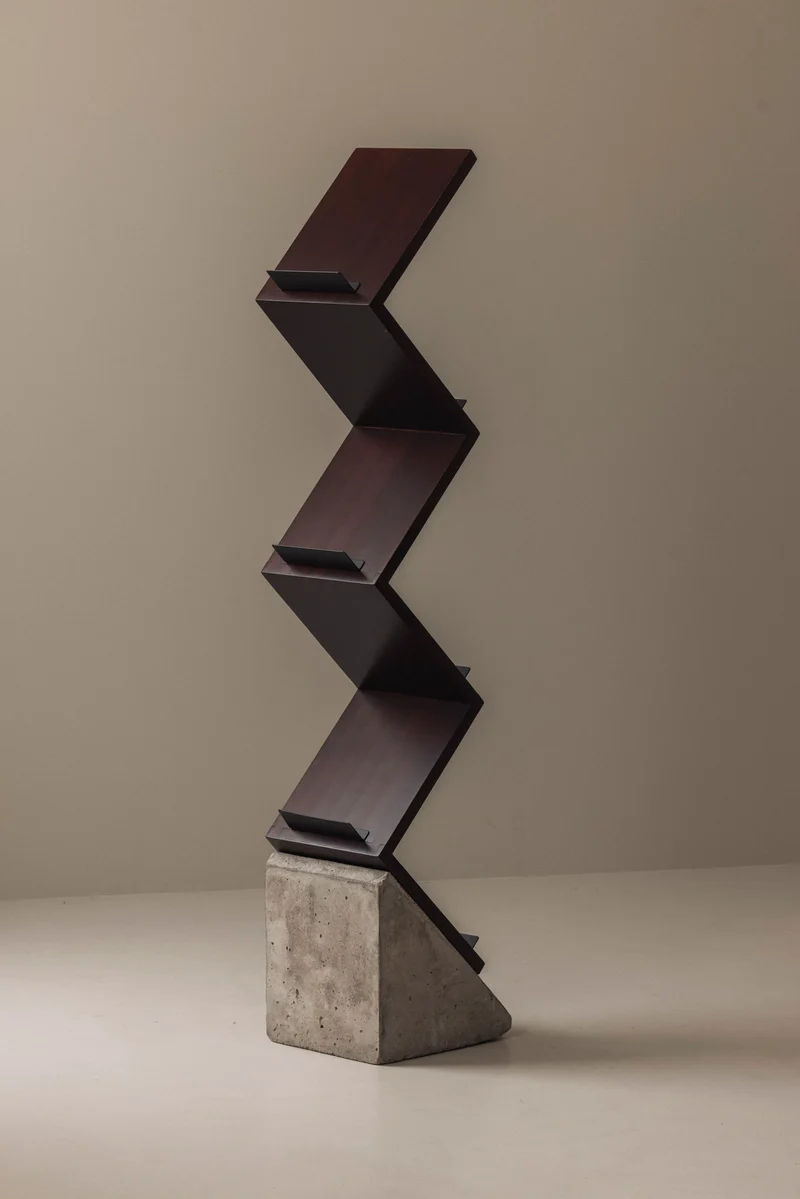 Magazine ‘Zink’ shelf by Jonas Bohlin for Källemo, Sweden 1984