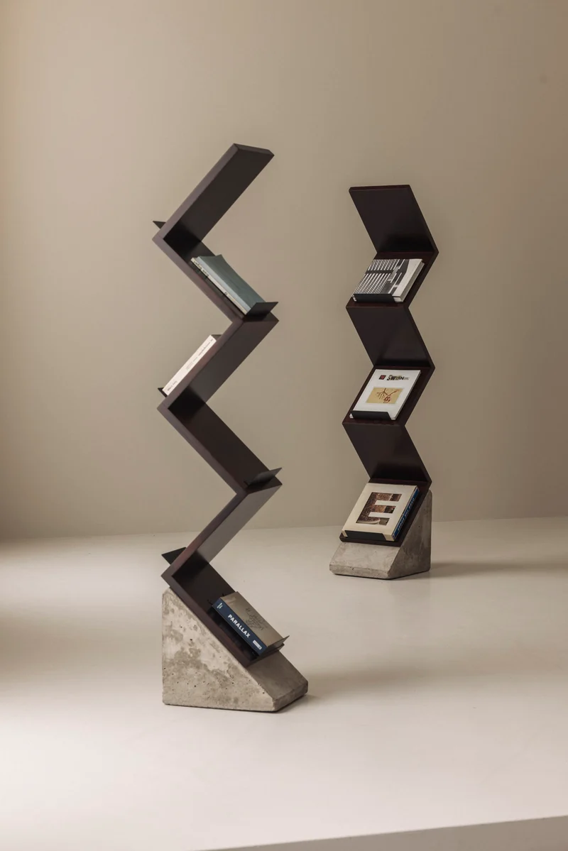 Magazine ‘Zink’ shelf by Jonas Bohlin for Källemo, Sweden 1984