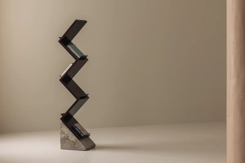 Magazine ‘Zink’ shelf by Jonas Bohlin for Källemo, Sweden 1984