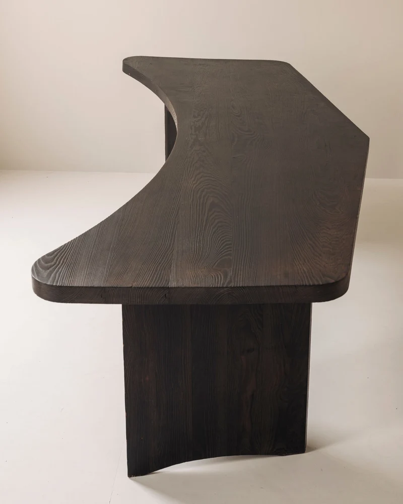 Important Sculptural Boomerang Desk 1950s