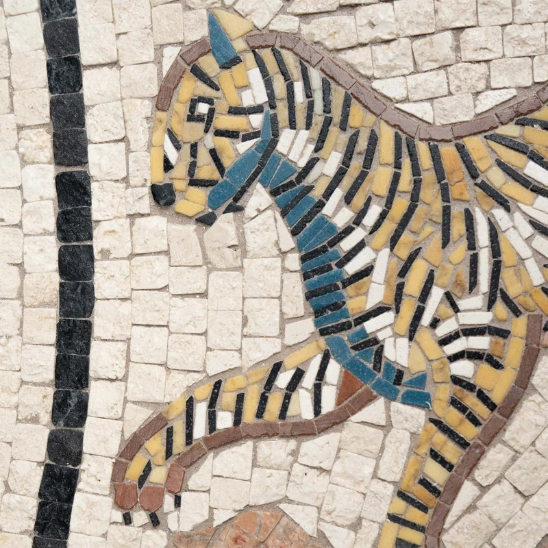Mosaïque Tigre - en marble