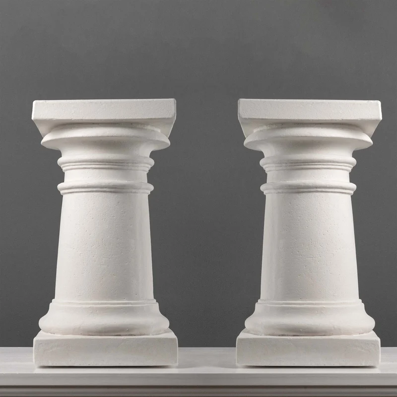 Paire de 2 Colonnes Doriennes (Socles de Jardin)
