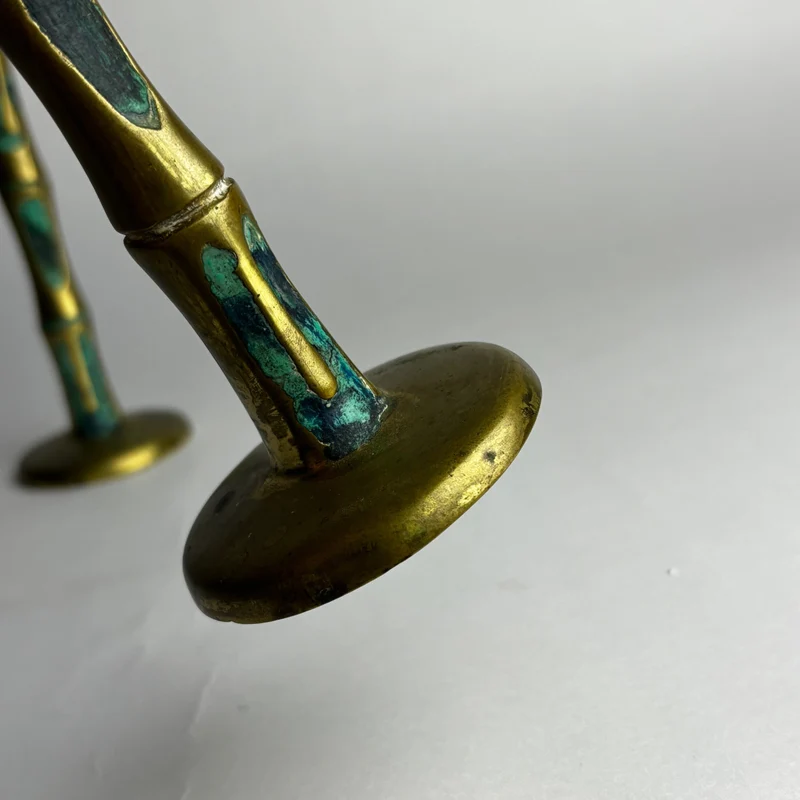 HOLD. Pepe Mendoza Lapis and Turqoise Inlay Candle Holders