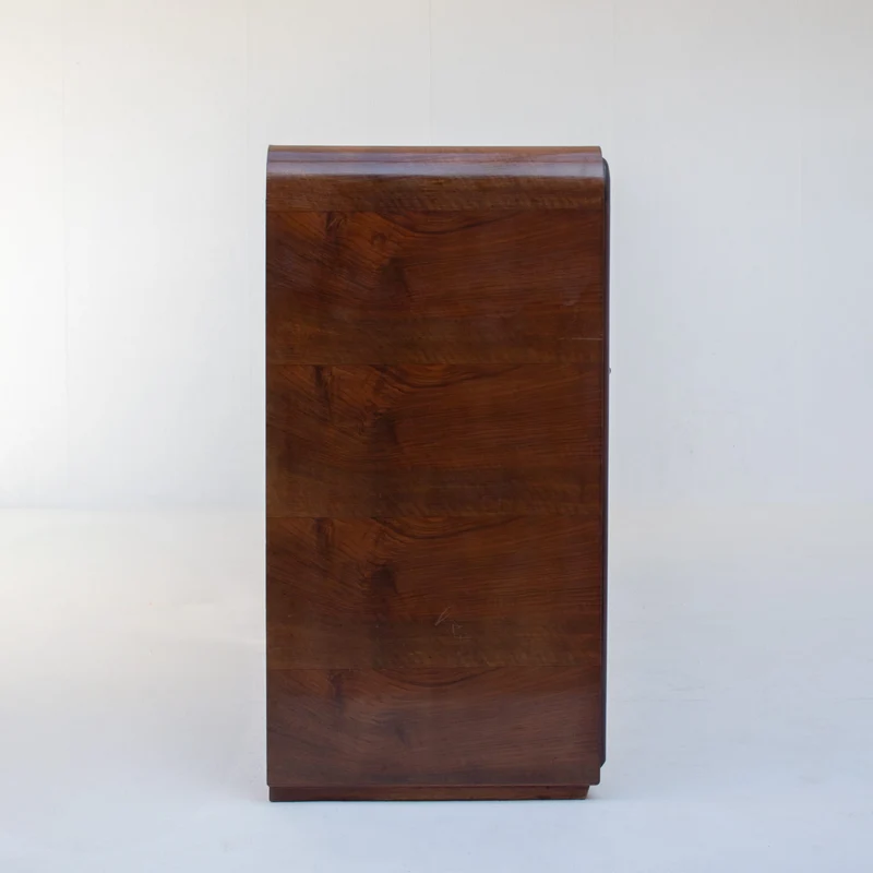 Art Deco Sideboard with Sculptural Veneer Pattern