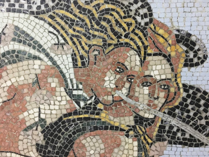 Mosaïque La naissance de Vénus - en marble