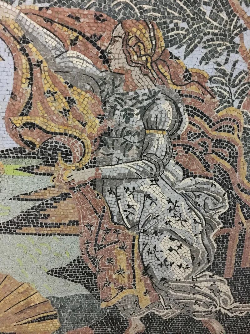 Mosaïque La naissance de Vénus - en marble
