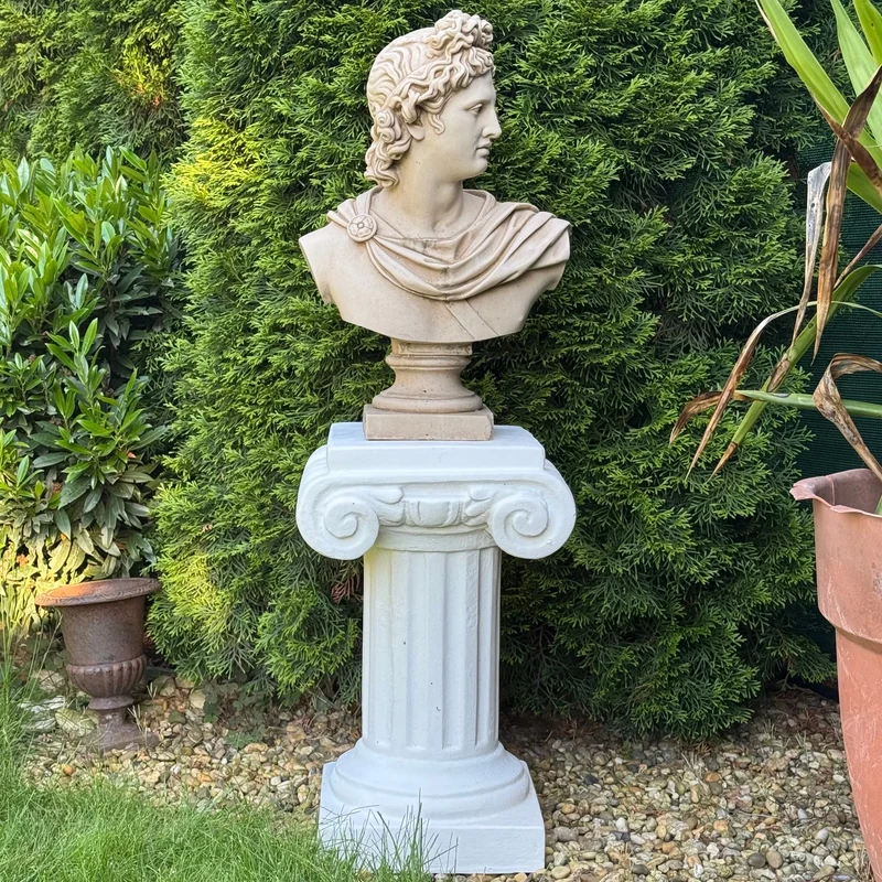 Paire de 2 Colonnes Ioniennes (Socles de Jardin)