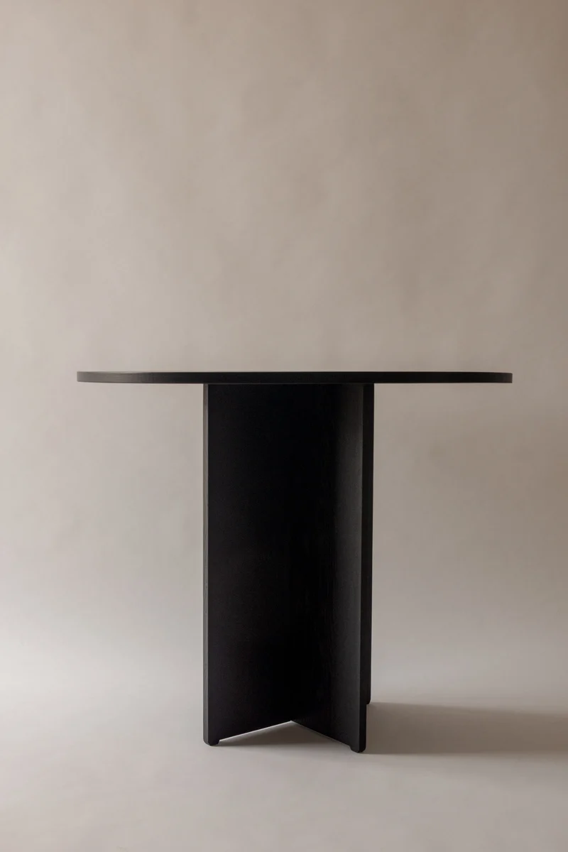 The Axis Table in Wood and Metal
