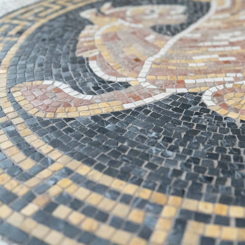 Mosaïque Lion ailé - en marble