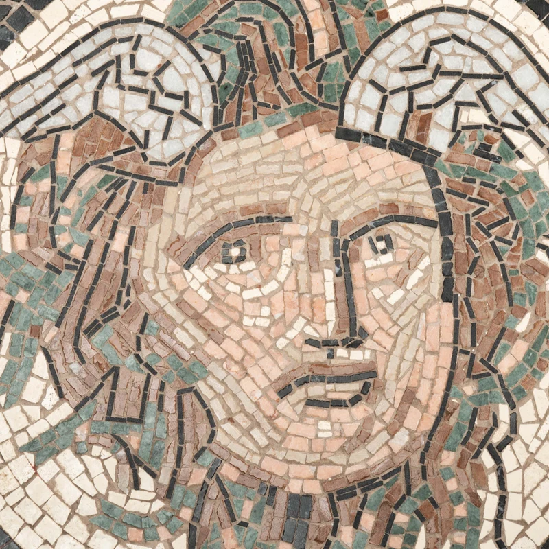 Mosaïque Medusa - en marble