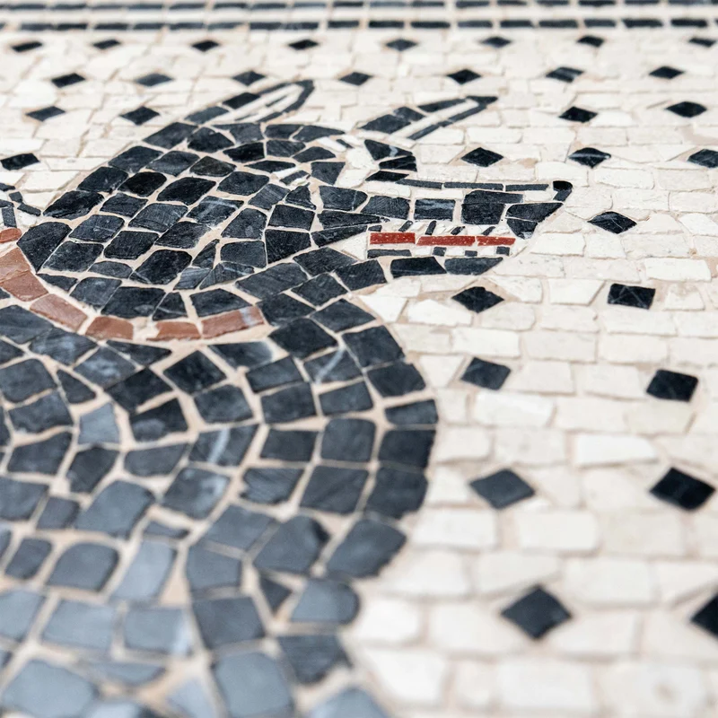 Mosaïque Cave Canem - en marble