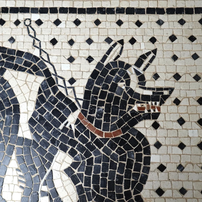 Mosaïque Cave Canem - en marble