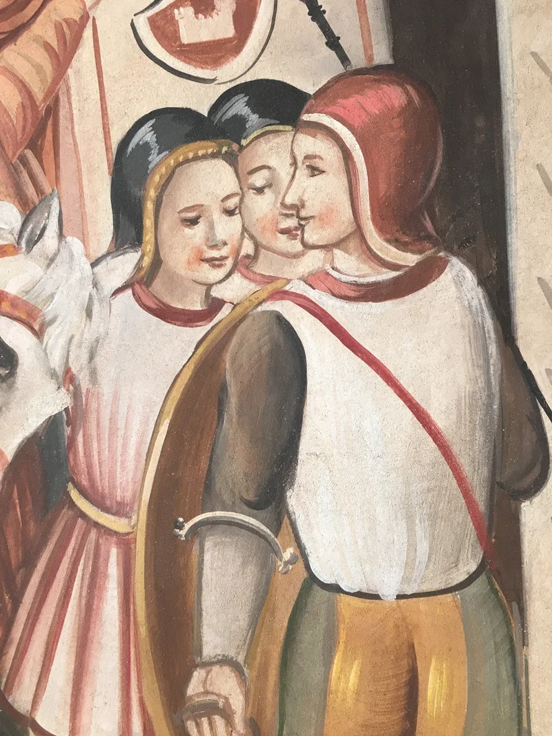 Peinture Fresque Renaissance : Profiter de la victoire