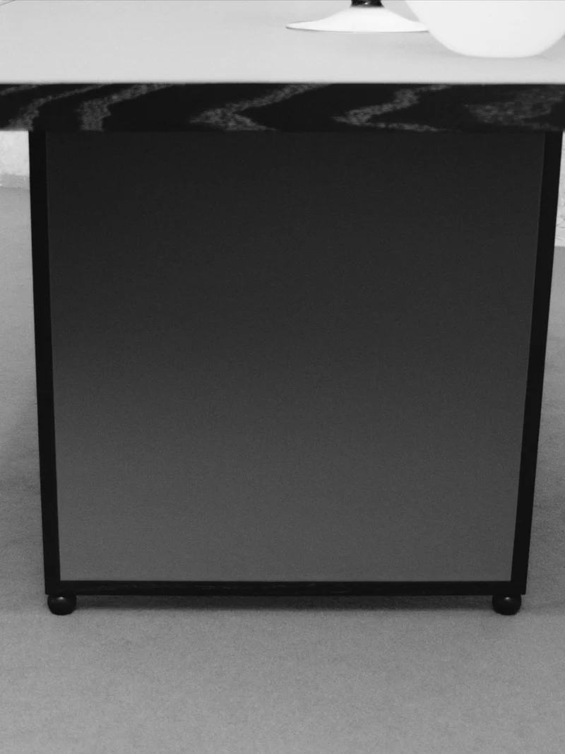 Large Table with Bond Leather