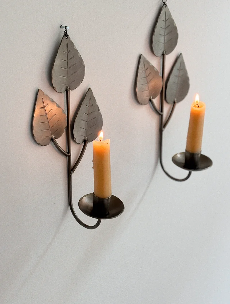 Metal Wall Candleholders, Sweden
