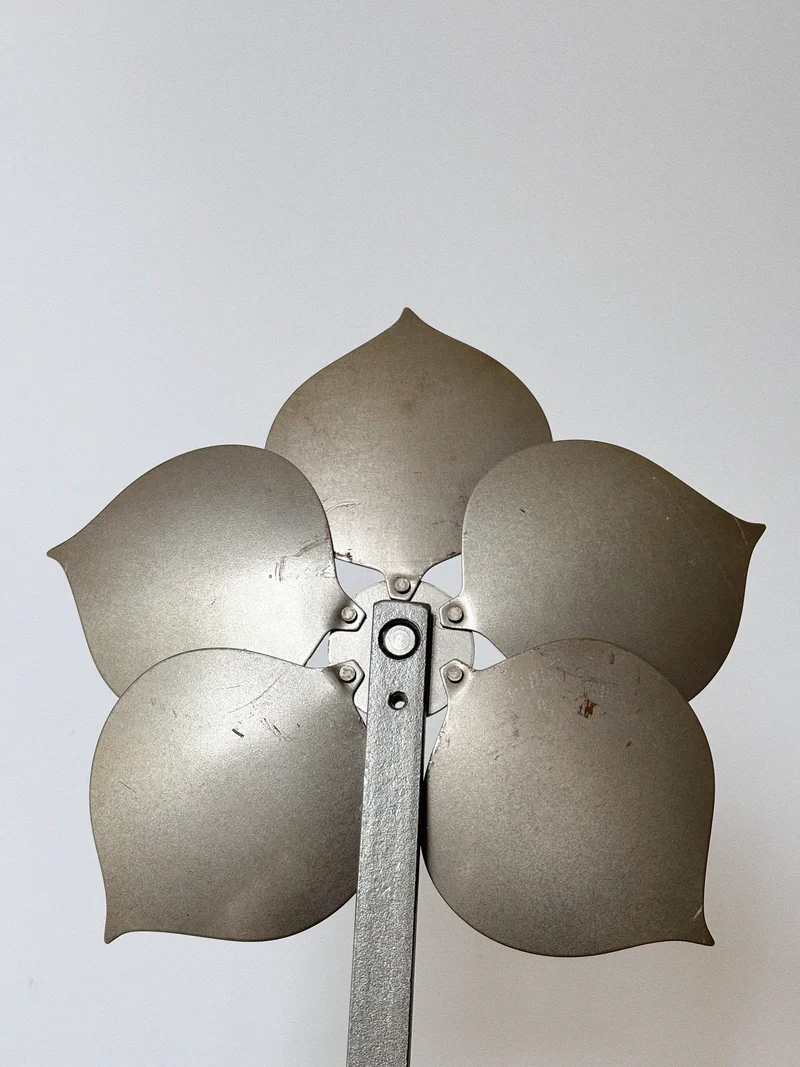 Metal Flower Wall Candleholder