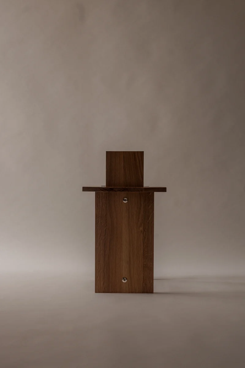 The Memory Stool - Chair in Wood and Metal