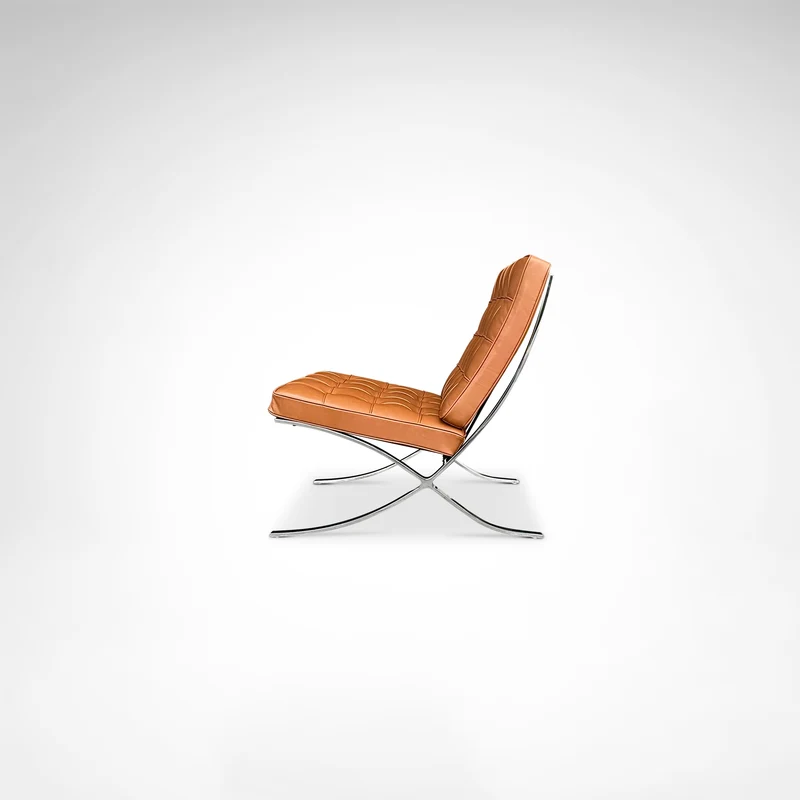 Barcelona lounge chair MR90 by Mies van der Rohe for Knoll